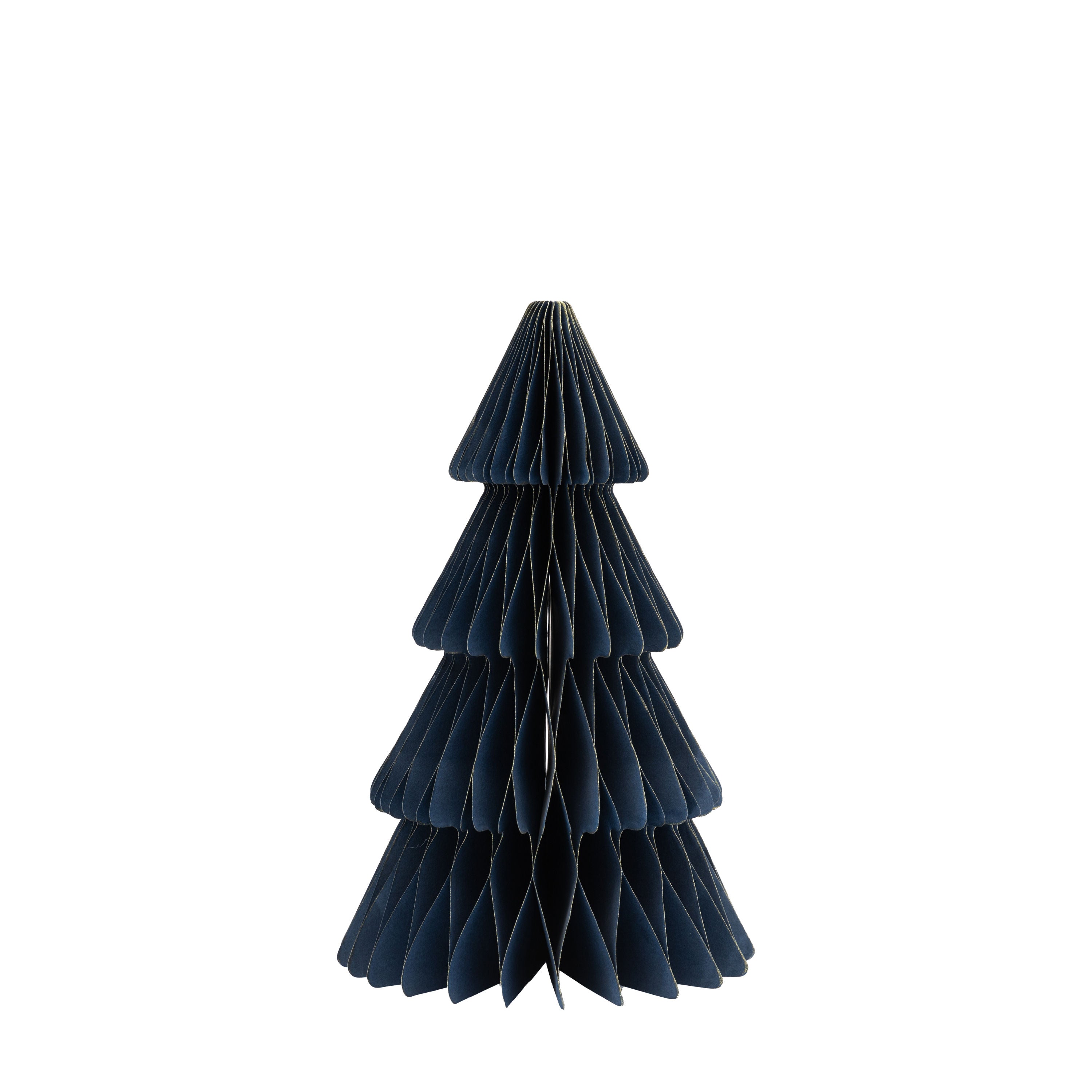 Merry Midnight Paper Tree Décor Navy